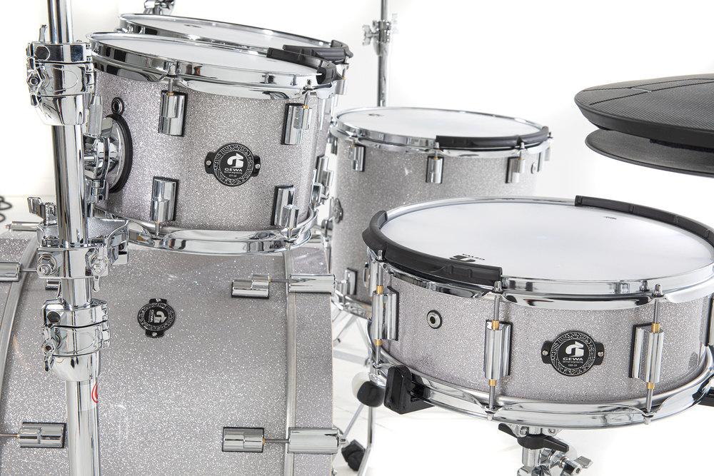 GEWA E-Drum Set G9 PRO 5 SE - Silver Sparkle