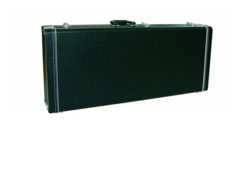DIMAVERY Holz-Case f. E-Gitarre, rechteck