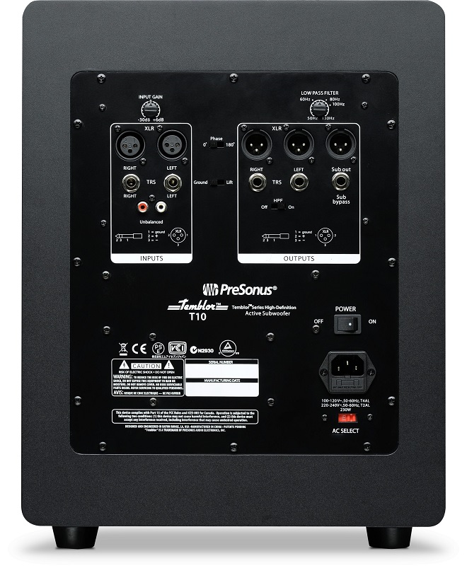 PreSonus Temblor T10