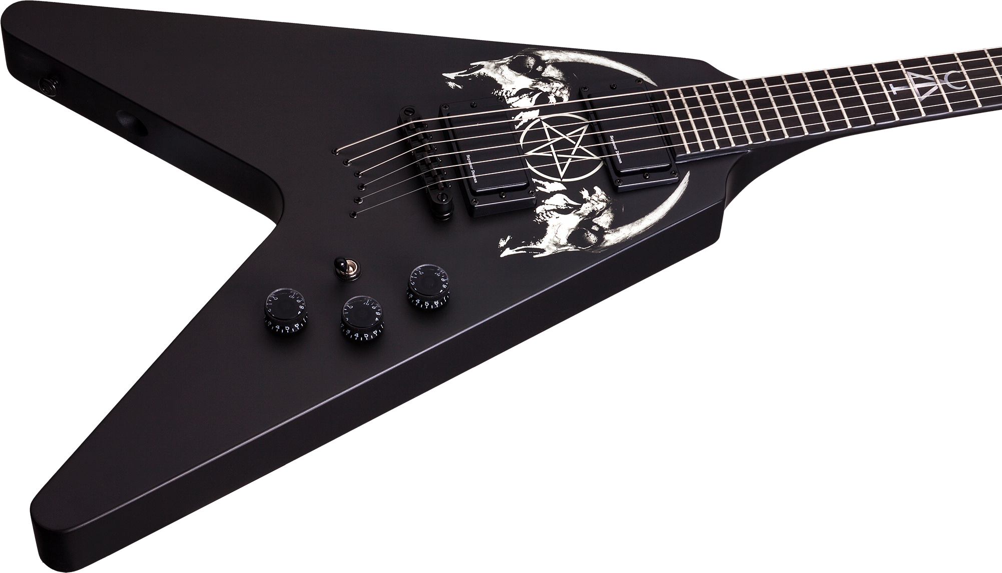 Schecter Signature Sin Quirin V-1 Satin Black