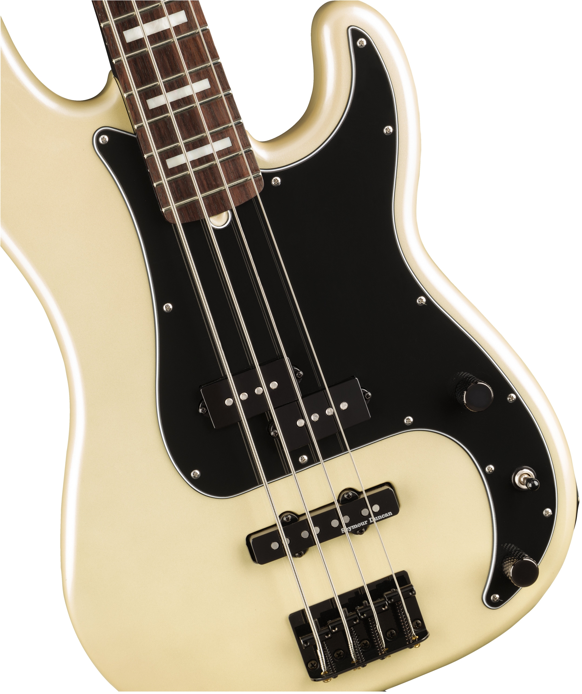 Fender Duff McKagan Deluxe Precision Bass RW White Pearl