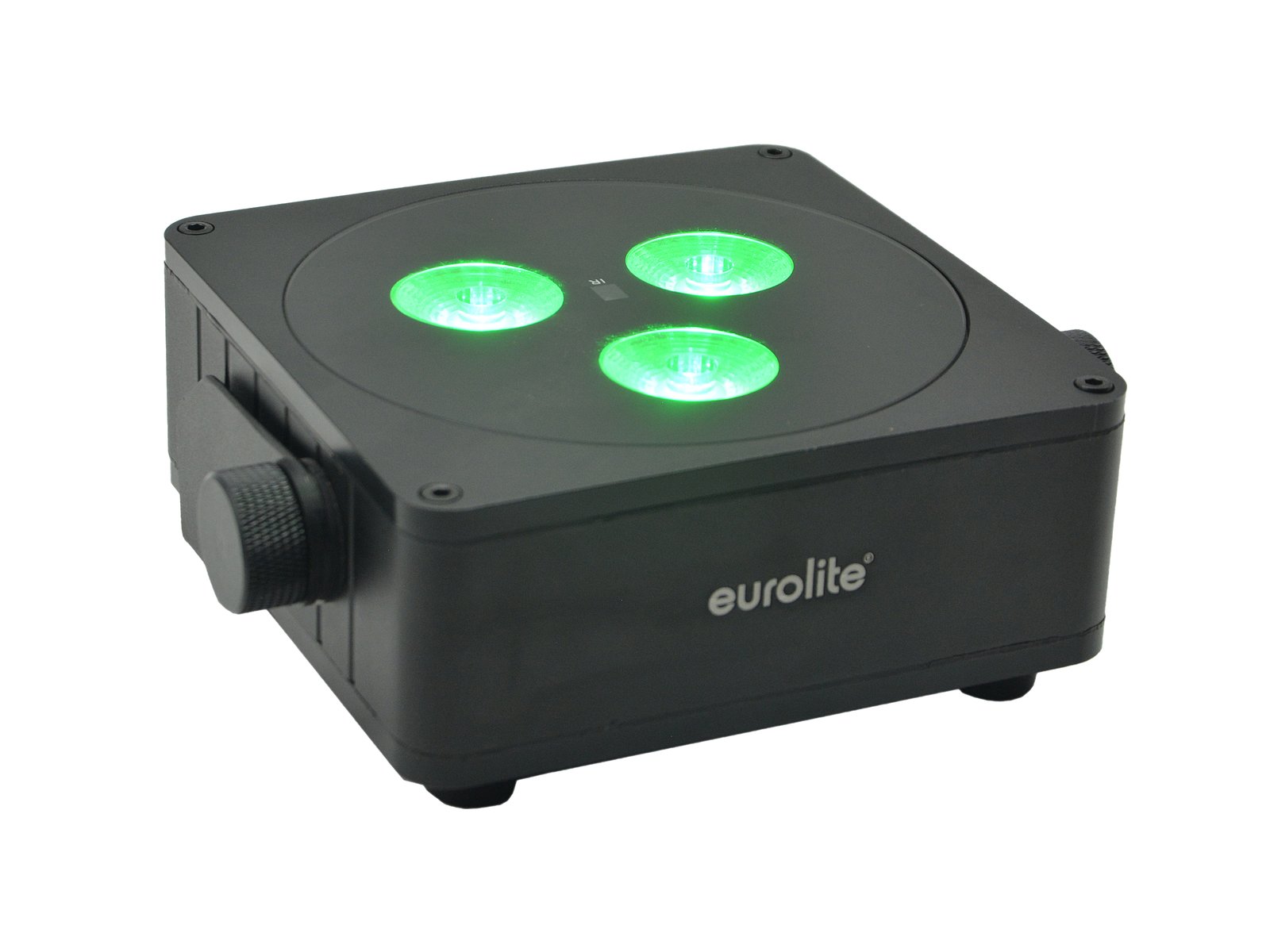 EUROLITE Set 4x AKKU IP Flat Light 3 sw + Case