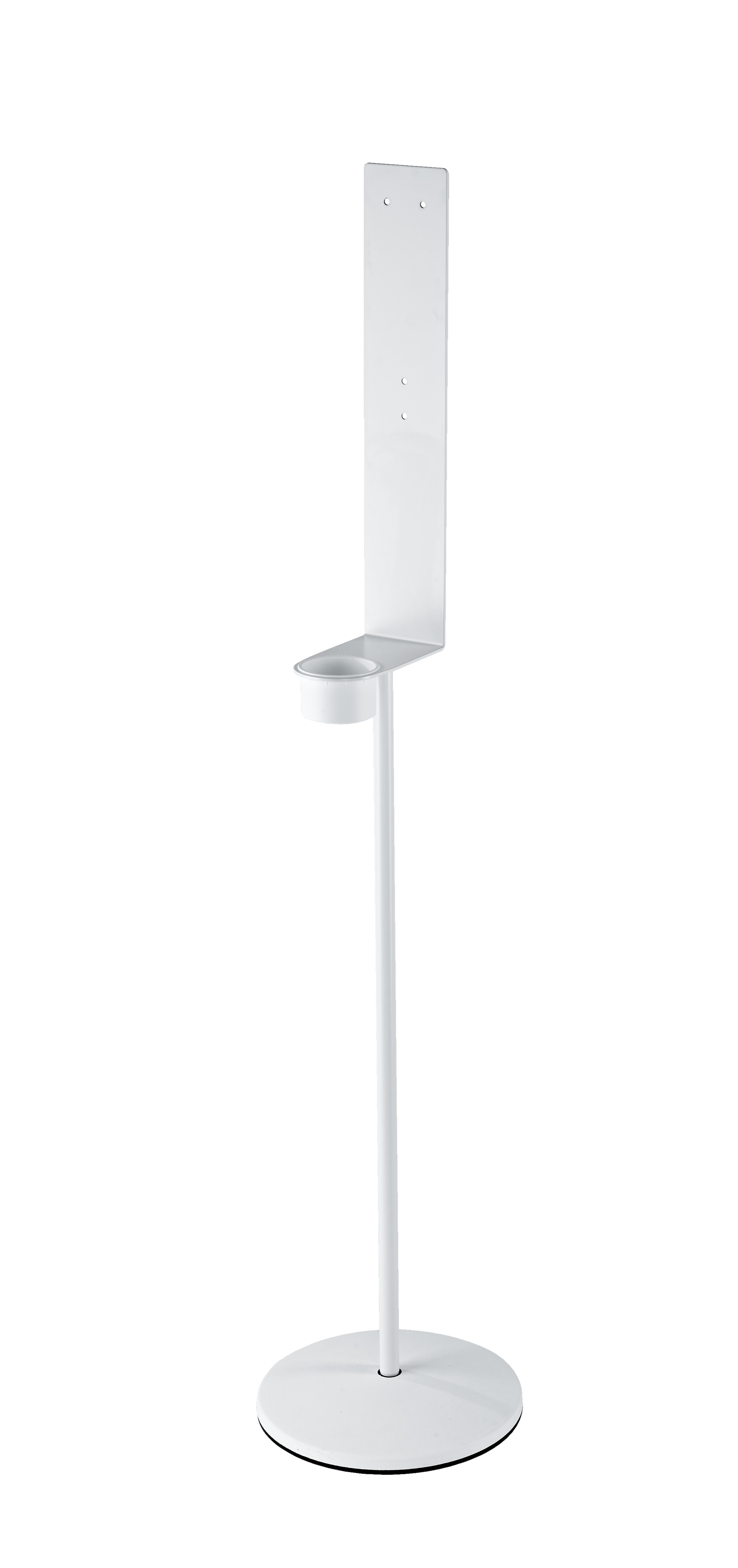 K&M 80320-000-76 Desinfektionsmittelständer für Eurospender weiß