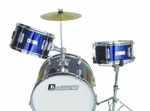 DIMAVERY JDS-203 Kinder Schlagzeug, blau