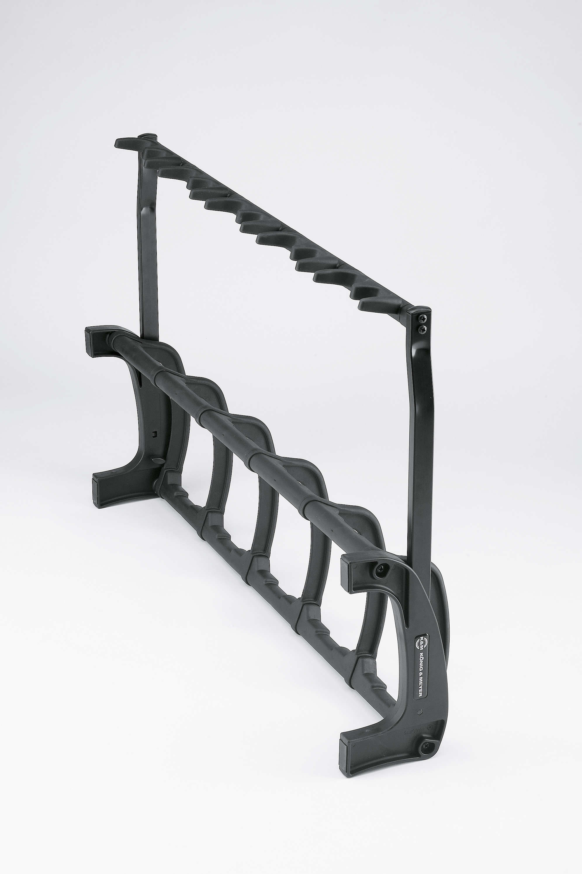K&M 17515 5 fach Gitarrenständer Guardian 5 schwarz