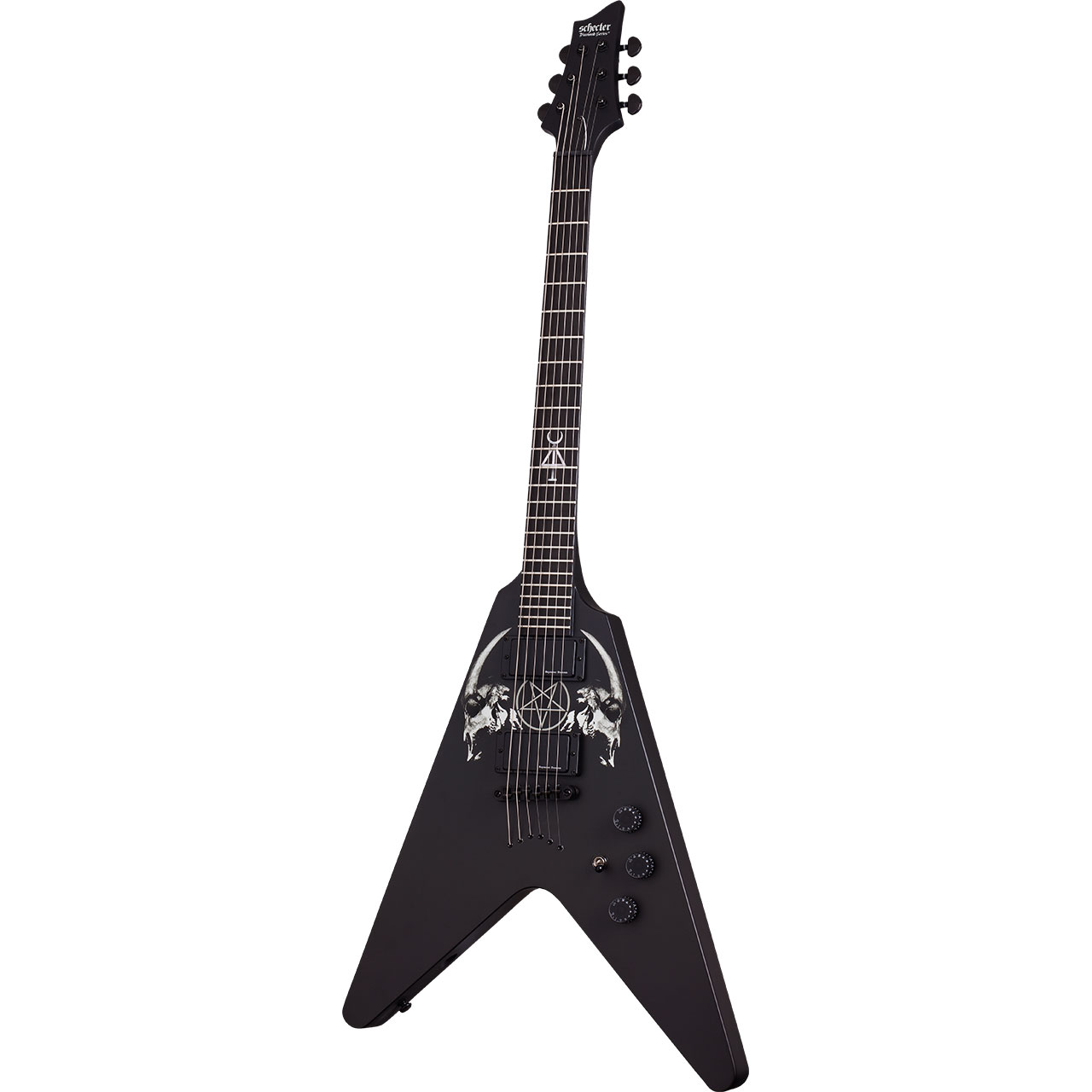 Schecter Signature Sin Quirin V-1 Satin Black