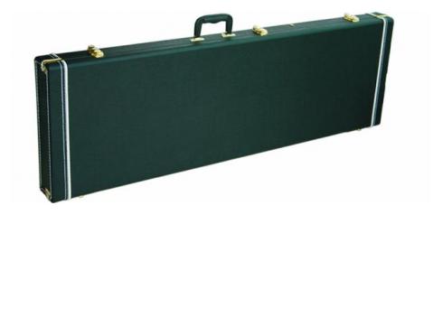 DIMAVERY Holz-Case f. E-Bass, rechteck