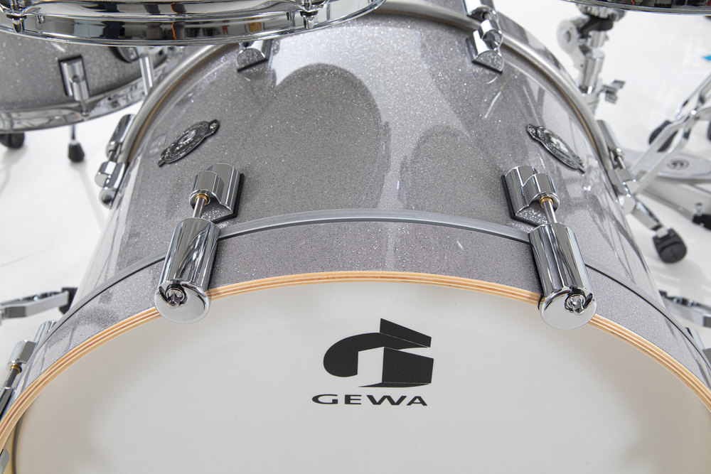 GEWA E-Drum Set G9 PRO 5 SE - Silver Sparkle