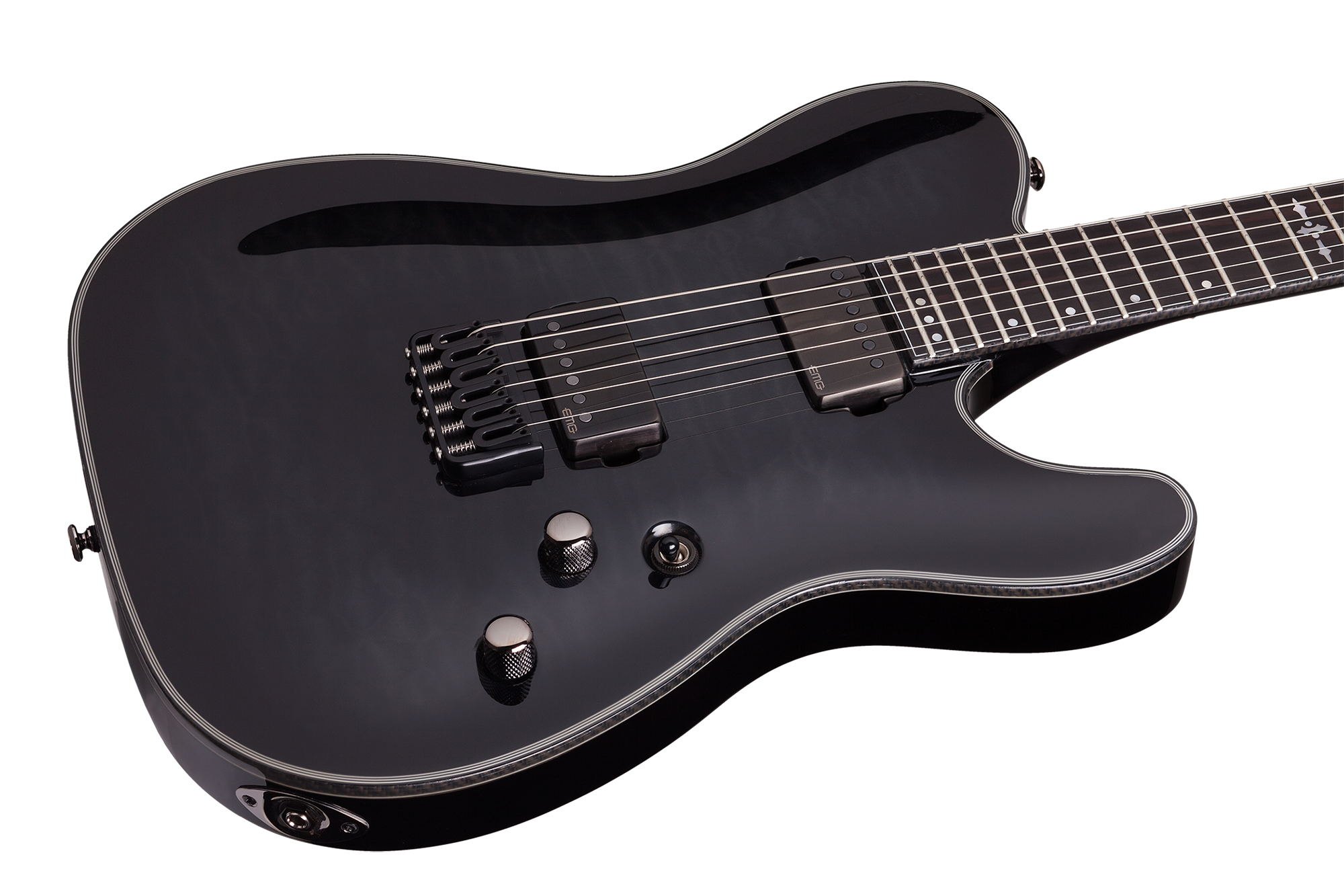 Schecter Hellraiser Hybrid PT Trans Black Burst
