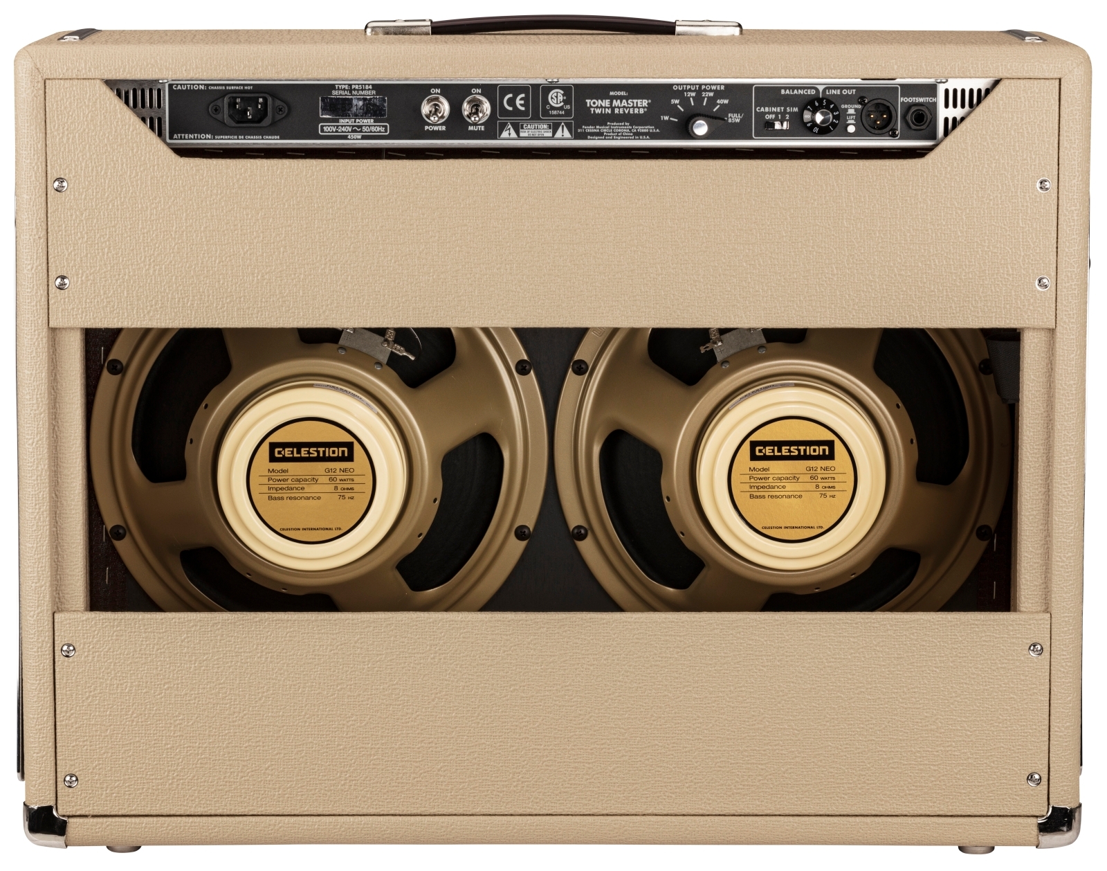 Fender Tone Master Twin Reverb Blone