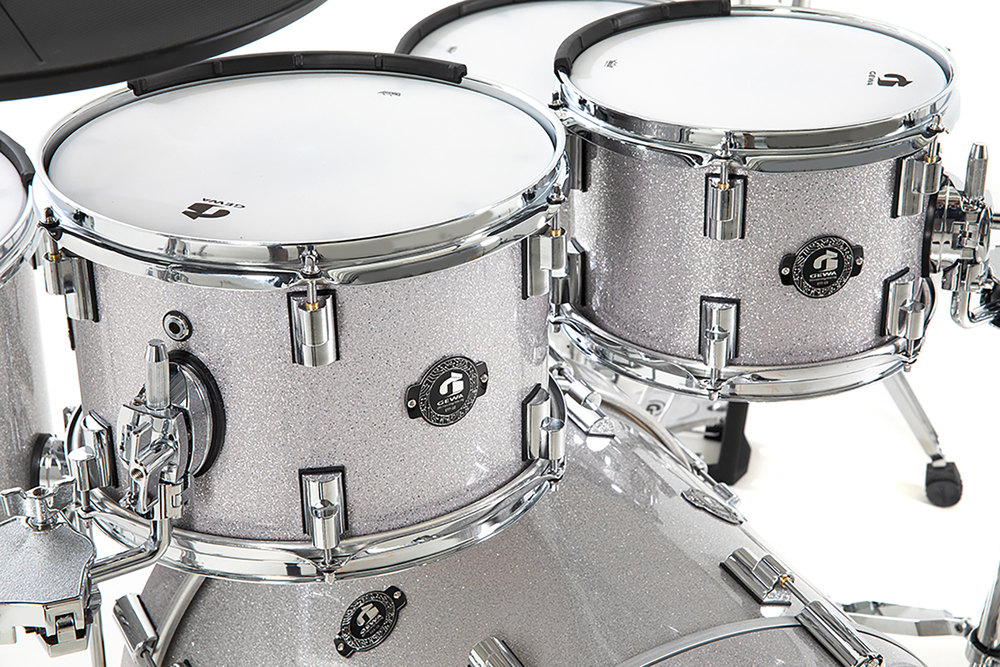 GEWA E-Drum Set G9 PRO 5 SE - Silver Sparkle