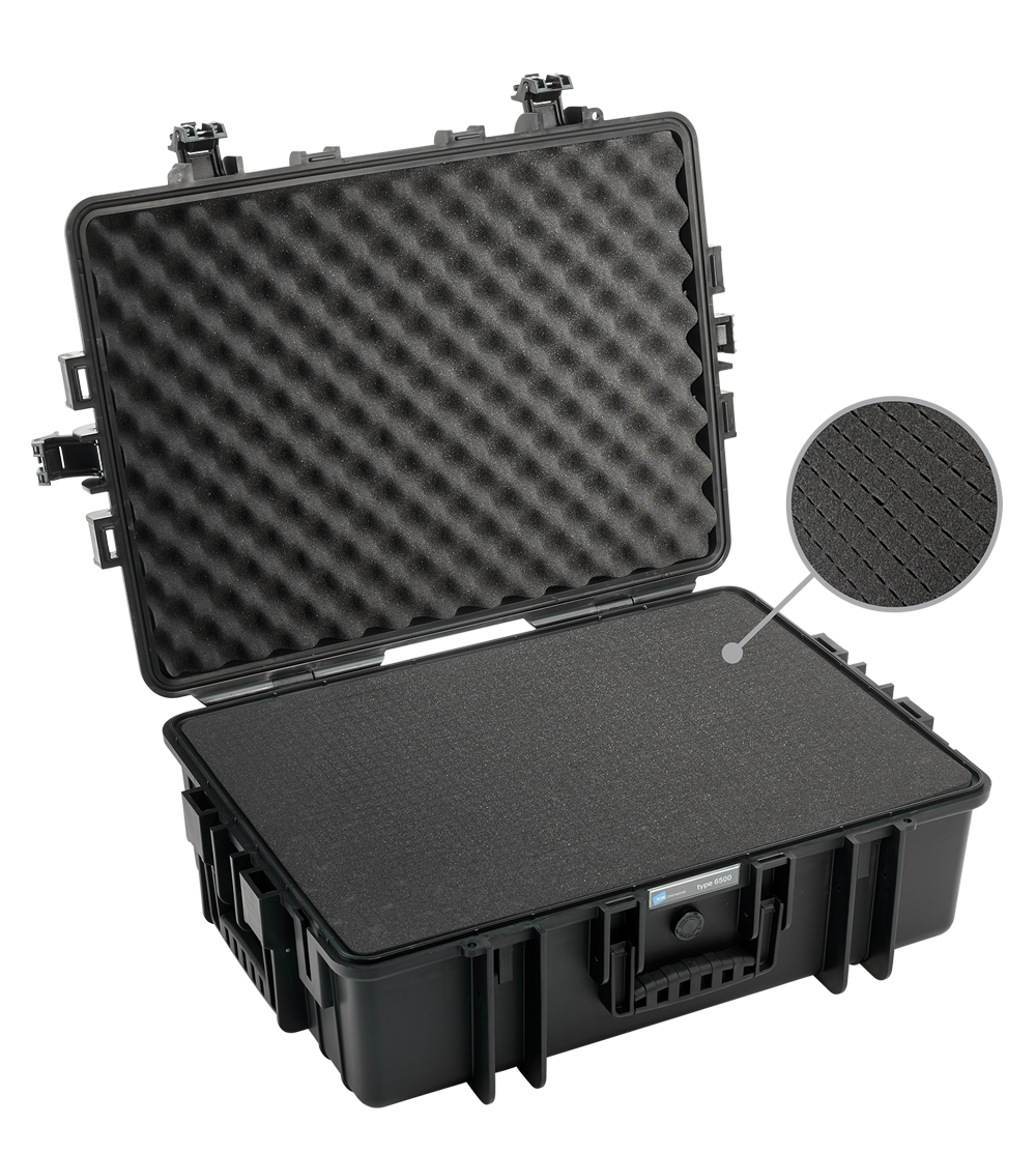 B&W Outdoor Case 6500 Foam black