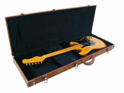 DIMAVERY Holz-Case f. E-Gitarre, angola
