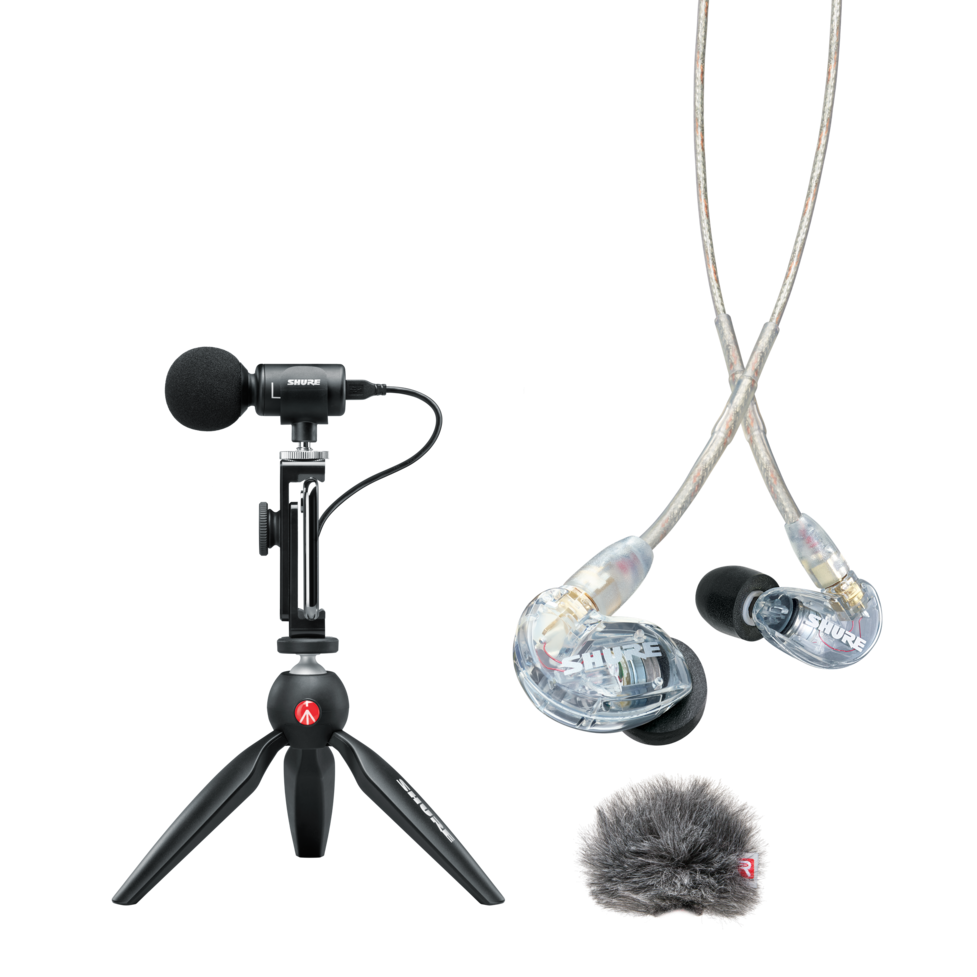 Shure MV88 + SE215
