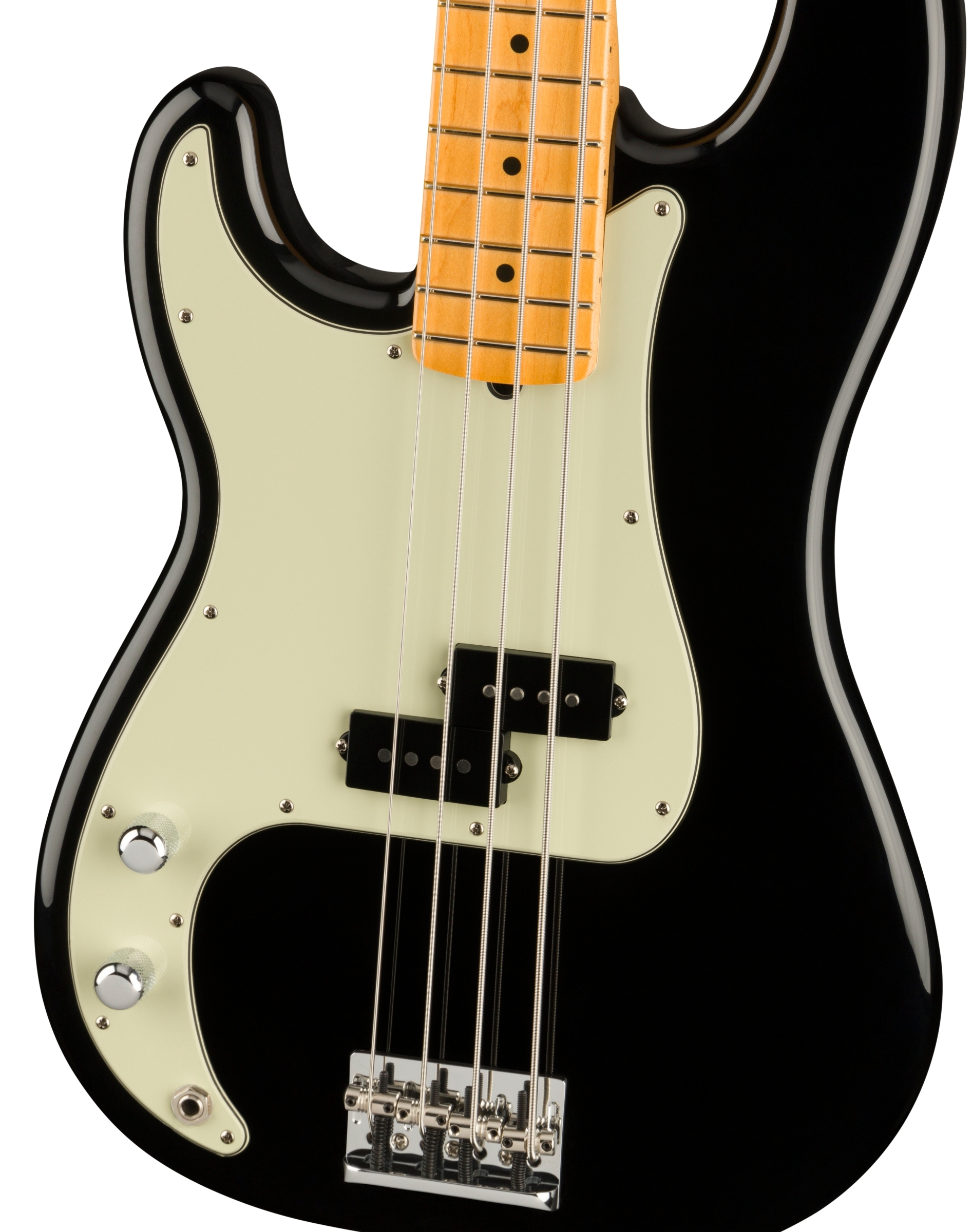 Fender AM Pro II Precision Bass LH MN BLK