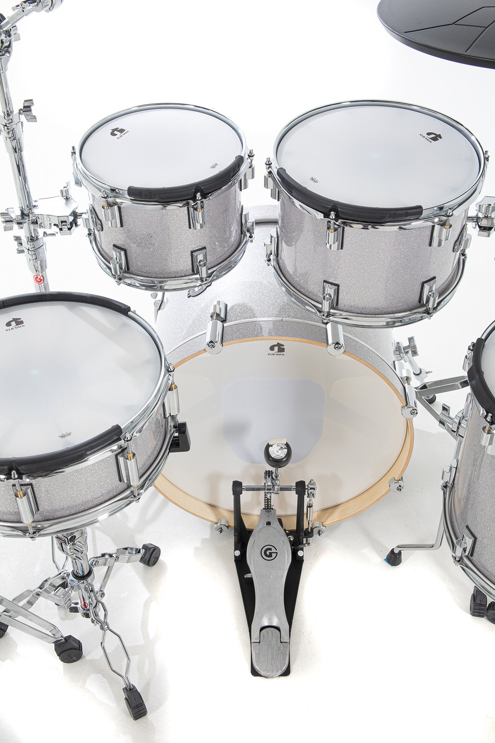 GEWA E-Drum Set G9 PRO 5 SE - Silver Sparkle