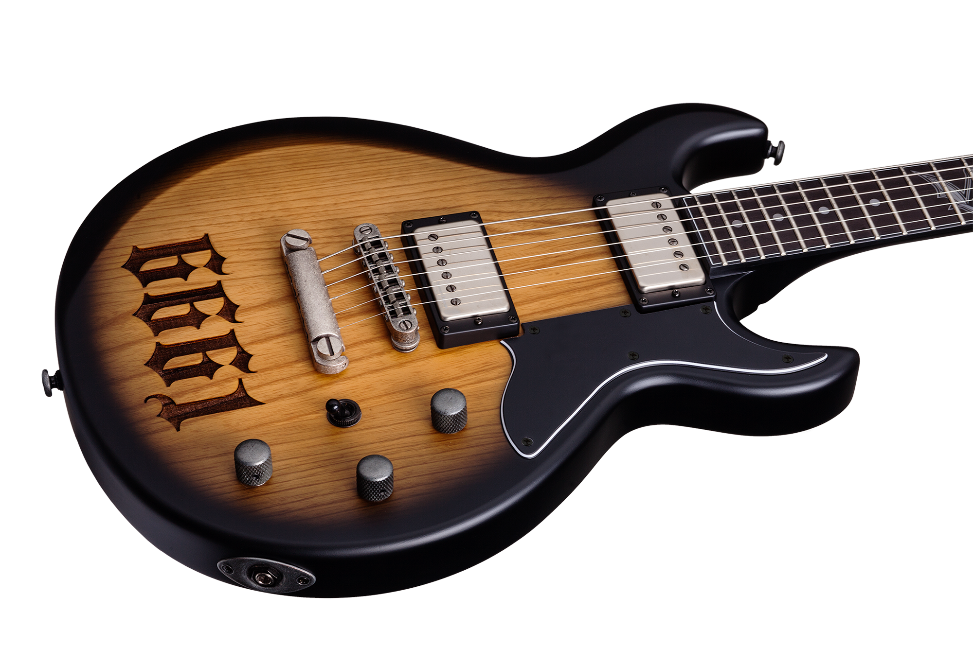 Schecter Signature Zacky Vengeance 6661 Aged Nat. Satin Black Burst