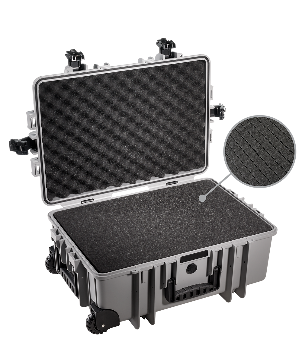 B&W Outdoor Case 6700 Foam grey