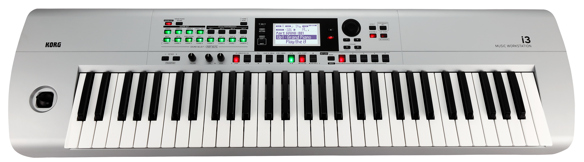 Korg I3WS silber