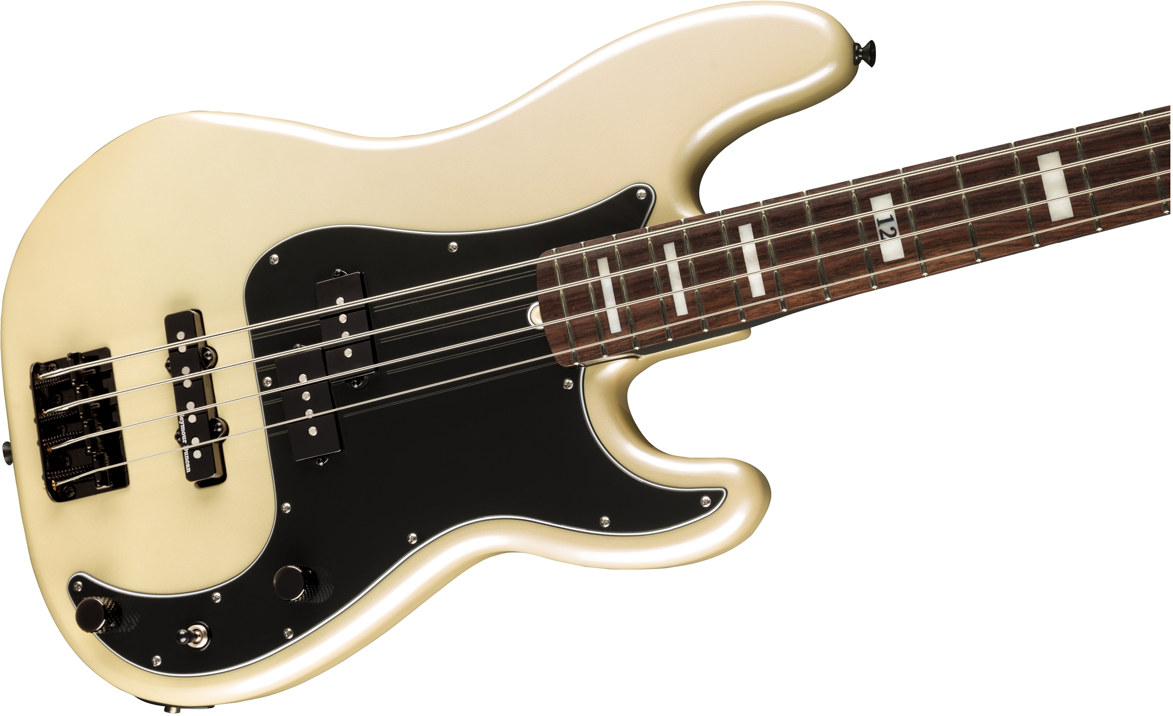 Fender Duff McKagan Deluxe Precision Bass RW White Pearl