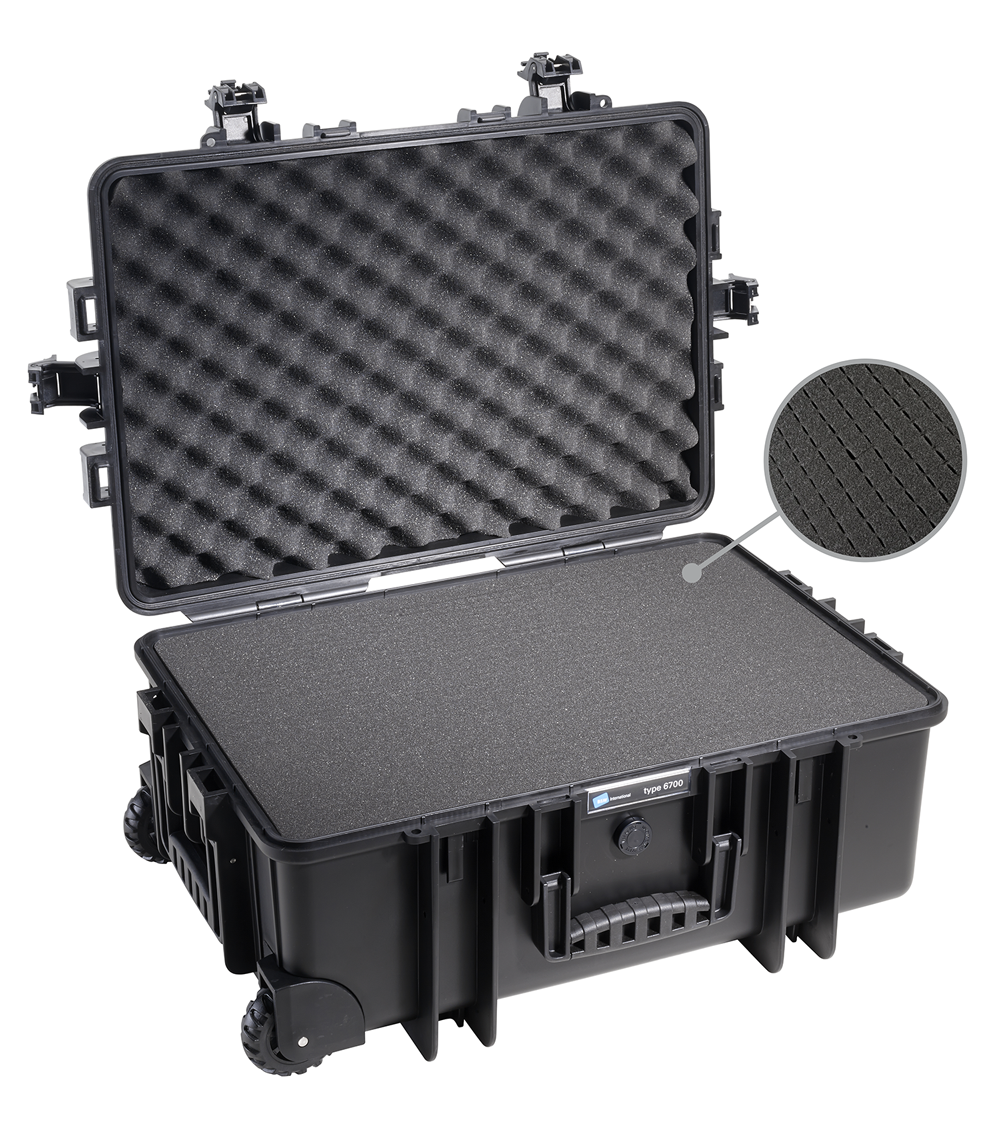 B&W Outdoor Case 6700 Foam black